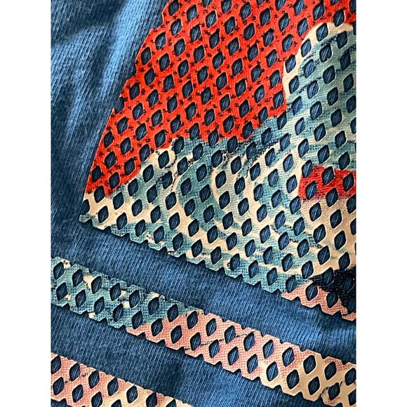 Adidas Women's Loose Crop Blue Tank Large - Picture 4 of 10